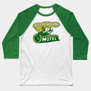 Retro Vintage Sleepy Hollow Motel Baseball T-Shirt